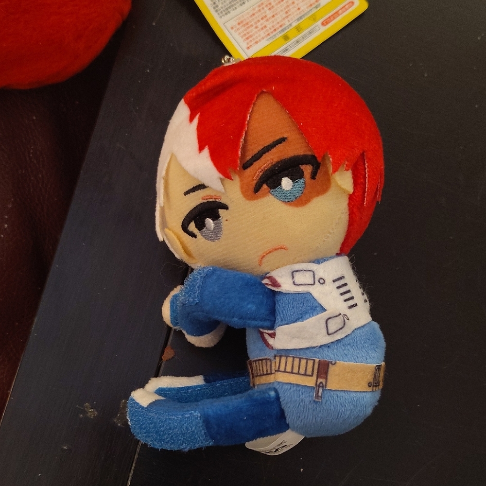 Hero Plush Toy with Red and Blue Outfit
